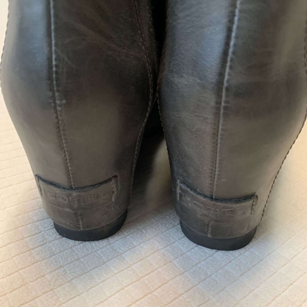Sorel deep grey wedge boots - Picture 4 of 15